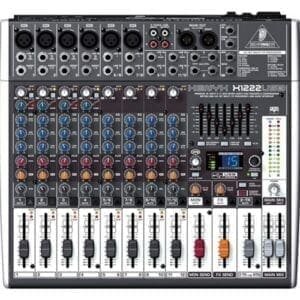 Behringer XENYX X1222USB PA en studio mixer