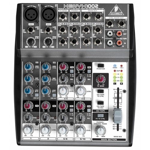 Behringer XENYX 1002 PA en studio mixer _Uit assortiment J&H licht en geluid Behringer XENYX 1002 PA en studio mixer _Uit assortiment J&H licht en geluid