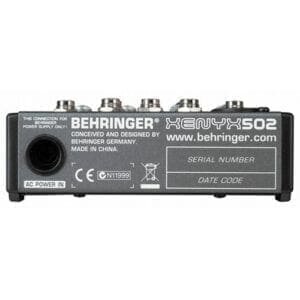 Behringer XENYX 502 PA en studio mixer-11552