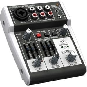 Behringer XENYX 302USB PA en studio mixer