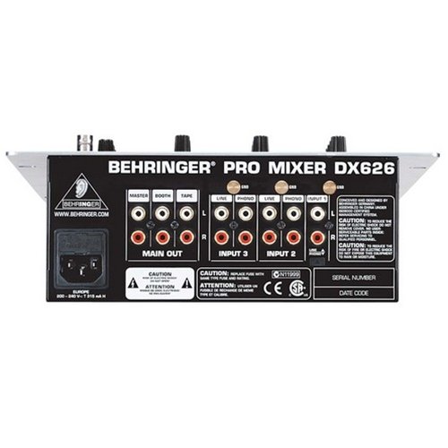 Behringer DX626 DJ mixer _Uit assortiment J&H licht en geluid 5 Behringer DX626 DJ mixer _Uit assortiment J&H licht en geluid 5