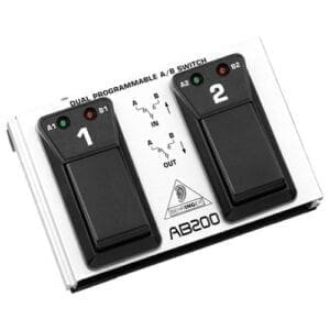 Behringer AB200 dubbele A-B voetschakelaar
