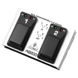 Behringer AB200 dubbele A-B voetschakelaar-12560