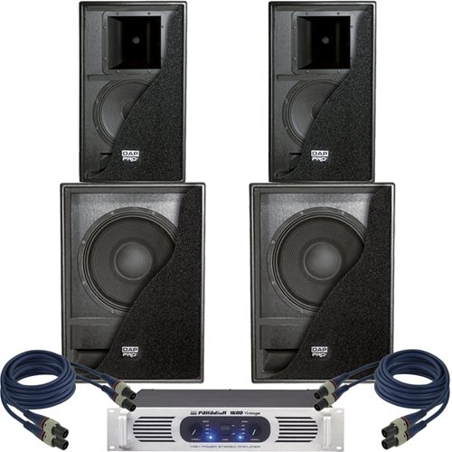 DAP X-Series Passieve geluidset _Uit assortiment J&H licht en geluid DAP X-Series Passieve geluidset _Uit assortiment J&H licht en geluid