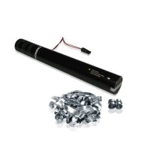 MagicFX ESC02SL Elektrisch streamer kanon 40cm (zilverkleurige metallic streamers) Geen categorie J&H licht en geluid