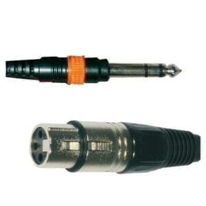 Accu-Cable 8-weg 6,3mm Jack stereo - XLR female snake, 3 meter