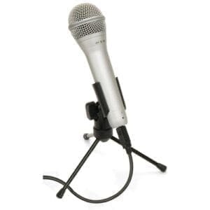 Samson Q1USB - Dynamische USB microfoon (met een tafelstatief en Cakewalk software)