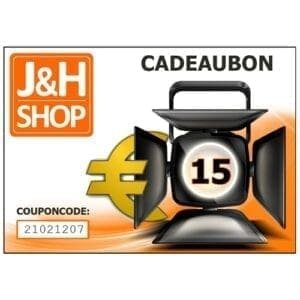 J&Hshop Cadeaubon 15 euro Overige J&H licht en geluid