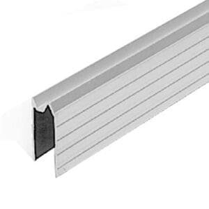 Sluitprofiel, 10,3mm, omkeerbaar, gegroefd, 1,5mm dik (stuk van 1.70 mtr)