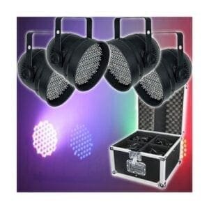 Showtec LED Par 56 Eco set inclusief flightcase