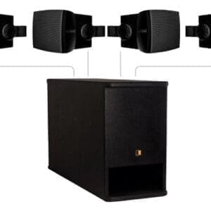 Audac Festa 400B set - zwart