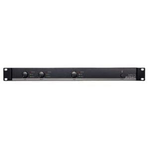 Audac DPA73 – Digitale eindversterker (2 x 75 Watt + 150 Watt) _Uit assortiment J&H licht en geluid