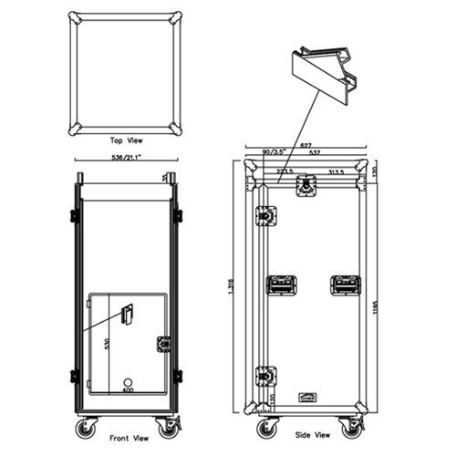 Caymon FCC24 flightcase-24U-11U Geen categorie J&H licht en geluid 3 Caymon FCC24 flightcase-24U-11U Geen categorie J&H licht en geluid 3