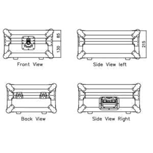 Caymon FCDJ600 flightcase