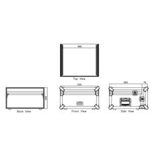 Caymon FCM10 flightcase