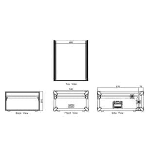 Caymon FCM14 flightcase