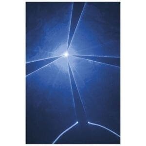 Showtec Galactic B1000, 1 Watt blauwe laser met Ilda & DMX-18021