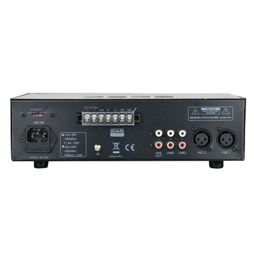 DAP PA-306, 100V versterker met 6 ingangen, 30 Watt _Uit assortiment J&H licht en geluid 3 DAP PA-306, 100V versterker met 6 ingangen, 30 Watt _Uit assortiment J&H licht en geluid 3