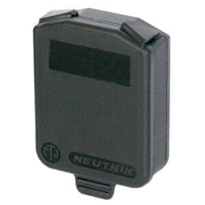 Neutrik SCDX afdekkapje zwart