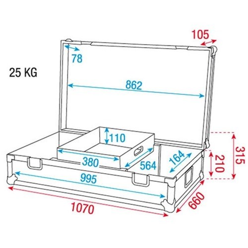 DAP Flightcase voor 4 Spectral CYC-2000 LED Barren _Uit assortiment J&H licht en geluid 6 DAP Flightcase voor 4 Spectral CYC-2000 LED Barren _Uit assortiment J&H licht en geluid 6