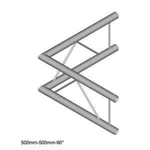 Duratruss DT 22 C21V-L90 Verticale laddertruss hoek 90