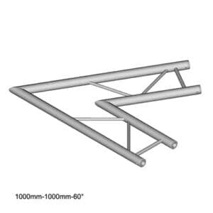 Duratruss DT 32 C20H-L60 Horizontale laddertruss hoek 60 Duratruss DT 32 J&H licht en geluid