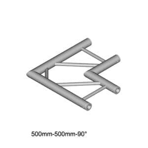 Duratruss DT 32 C21H-L90 Horizontale laddertruss hoek 90 Duratruss DT 32 J&H licht en geluid