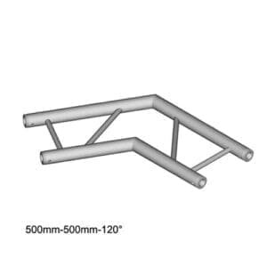 Duratruss DT 32 C22H-L120 Horizontale laddertruss hoek 120 Duratruss DT 32 J&H licht en geluid