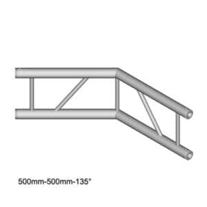 Duratruss DT 32 C23V-L135 Verticale laddertruss hoek 135 Duratruss DT 32 J&H licht en geluid