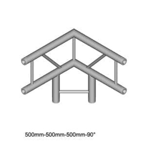 Duratruss DT 32 C31V-LD Verticale laddertruss hoek 90 + omlaag