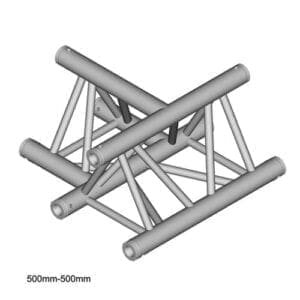 Duratruss DT 33 T36-T Truss T-stuk Duratruss DT 33 J&H licht en geluid