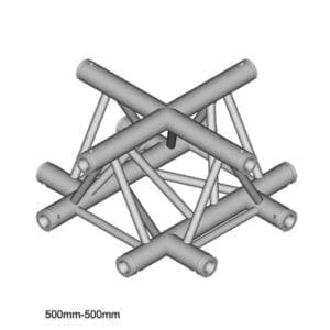 Duratruss DT 33 C41-X Truss kruising Duratruss DT 33 J&H licht en geluid