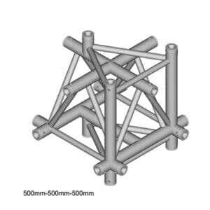 Duratruss DT 43 C61-XUD 6-weg truss koppelstuk Duratruss DT 43 J&H licht en geluid