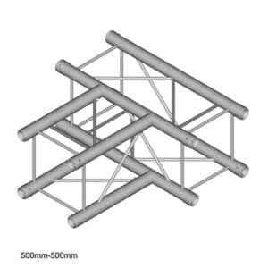 Duratruss DT 24 T35 Truss T-stuk Duratruss DT 24 J&H licht en geluid