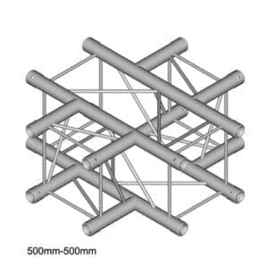 Duratruss DT 24 C41 Truss kruising Duratruss DT 24 J&H licht en geluid