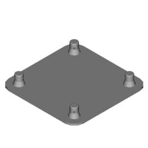 Duratruss DT 24 BPM Baseplate voor de DT 24 serie Duratruss DT 24 J&H licht en geluid