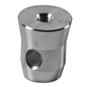 Duratruss Halve truss spigot met een M8 schroefdraad voor de DT 31, DT 32, DT 33 en DT 34 serie