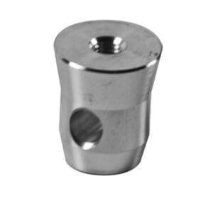 Duratruss Halve truss spigot met een M10 schroefdraad voor de DT 31, DT 32, DT 33, DT 34, DT 43 en DT 44 serie