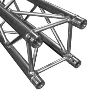 Duratruss DT 34H-250 Vierkante truss met 4mm hoofdbuizen, 250 cm Duratruss DT 34 J&H licht en geluid