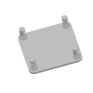 Duratruss DT 14 Vierkante baseplate, 10 x 10 cm