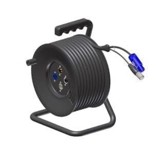 Procab CRM603 haspel met power-signaal kabel - 25mtr