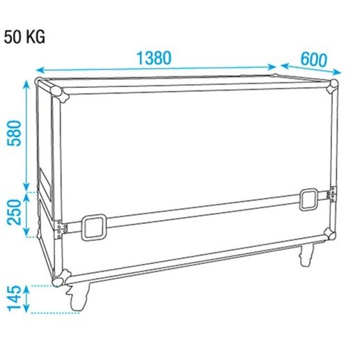 DMT Flightcase voor 6 Pixelscreen P6 SMD Tour panelen _Uit assortiment J&H licht en geluid 5 DMT Flightcase voor 6 Pixelscreen P6 SMD Tour panelen _Uit assortiment J&H licht en geluid 5