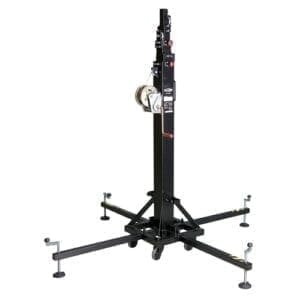 Showtec LTB-300/6 Wind-Up Statief, 1,92 - 6,10 meter, max. 300 kg