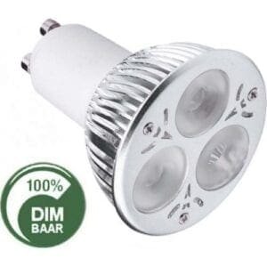 GU10 LED-Spot 3 x 2 Watt