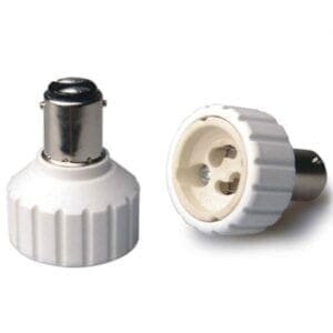 Lamp adapter BA15D naar GU10