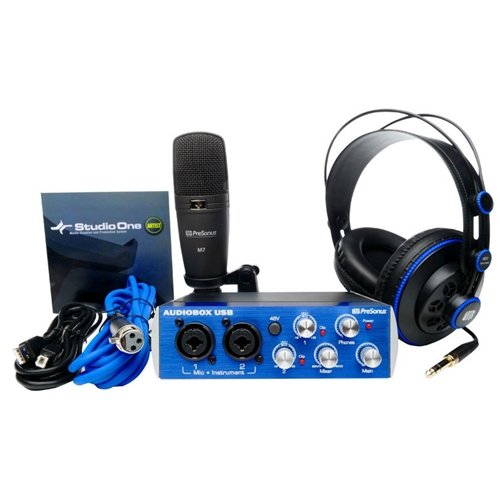 Presonus AudioBox Studio producer en recording pack _Uit assortiment J&H licht en geluid Presonus AudioBox Studio producer en recording pack _Uit assortiment J&H licht en geluid
