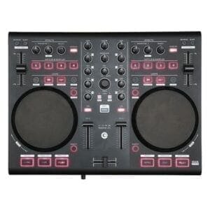 DAP Core Kontrol D1, 2-decks MIDI-controller met een ingebouwde geluidskaart-22498