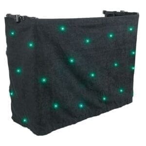 Showtec Star Sky Pro DJ, Zwart LED gordijn (2,2 x 1 meter) met RGB leds