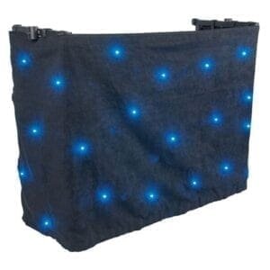 Showtec Star Sky Pro DJ, Zwart LED gordijn (2,2 x 1 meter) met RGB leds-22839