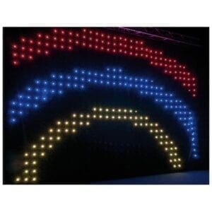 Showtec Pixel Sky Pro II, P187,5 LED gordijn (6 x 4 meter) met RGB leds-22853
